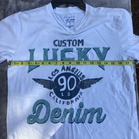 ☮️3/$10☮️ Lucky Brand graphic tee - Picture 4 of 7